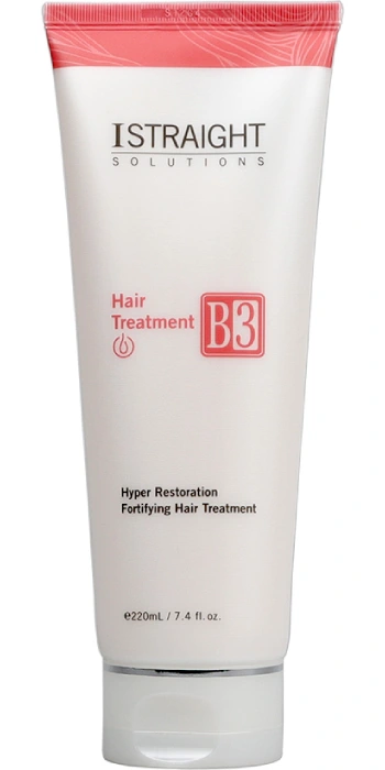 A white tube of hair treatment.